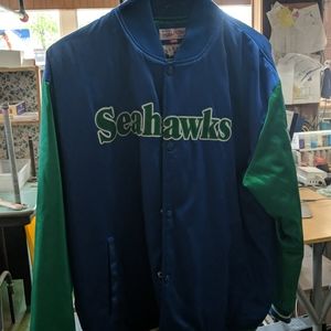 XXL Throwback Mitchell & Ness Seahawks Jacket